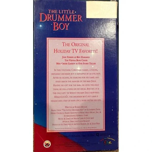 Vintage The Little Drummer Boy VHS 1993 - Picture 4 of 4
